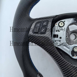 Volante Deportivo M de Fibra de Carbono con Cuero Perforado y LED, el Más Popular para BMW Serie 3 E90 E91 E92 E93 - Product Image 6