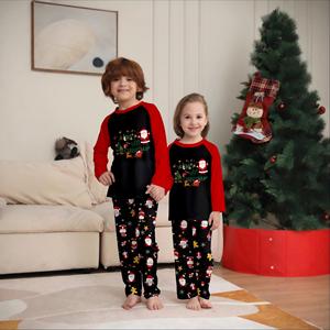 Wholesale Christmas <strong>Family</strong> <strong>Matching</strong> Pajamas Set Green Loungewear Sleepwear Couple <strong>PJ</strong> Sets Custom Logo - Product Image 3