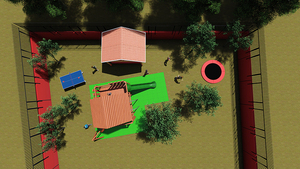 Khu vui chơi trẻ em ngoài trời nhiều kiểu dáng tùy chỉnh theo phong cách thể thao mạo hiểm mới của Trung Quốc, thiết bị chơi trẻ em, cầu trượt gỗ - Product Image 3