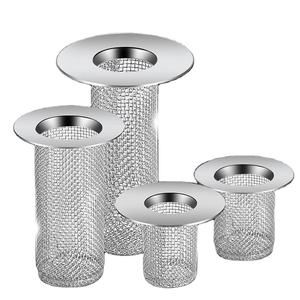 Meilleure vente TikTok : Grille de drain de sol en acier inoxydable 304, <span class=keywords><strong>filtre</strong></span> anti-colmatage pour <span class=keywords><strong>cheveux</strong></span>, pour lavabo, design moderne et simple - Product Image 1