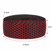 Ruban de guidon de vélo de route avec silicone alvéolé antidérapant et respirant, ruban de guidon élastique en EVA pour