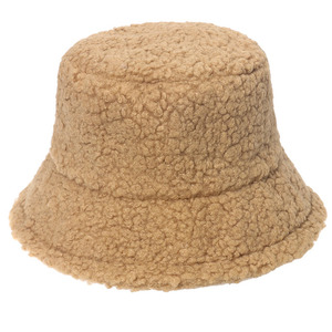 <span class=keywords><strong>Cappello</strong></span> da secchiello in pelliccia sintetica invernale con <span class=keywords><strong>cappello</strong></span> da <span class=keywords><strong>donna</strong></span> caldo e soffice <span class=keywords><strong>cappello</strong></span> da pescatore in lana di agnello orsacchiotto in pile - Product Image 1