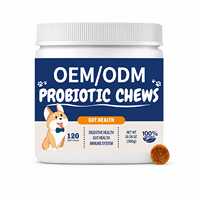 PetViva Complément Alimentaire Probiotique à Mâcher pour Chiens 120 Friandises Molles Santé Intestinale Digestion Immunité 300g Vente en Gros Usine OEM