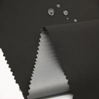 Capa impermeable TPU Laminado Tricot Telas Nylon Poliéster Tejido liso Tejido posterior Tejido Softshell para chaquetas
