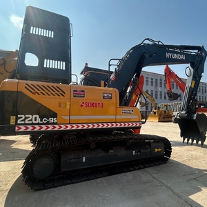 Excavadora Hyundai Usada Original Fabricada en Corea, Modelo 220LC-9S, Motor Cummins, Bomba Hidráulica de Alta Eficiencia, 22 Toneladas, Cucharón de 1m - Product Image 1