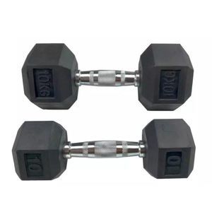 Manubrio Esagonale in Ghisa da <span class=keywords><strong>6</strong></span> <span class=keywords><strong>kg</strong></span> con Logo Personalizzato, Pesi Liberi di Alta Qualità per Esercizi Fitness - Product Image 2
