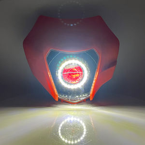 Pour KTM EXC LED plaque de phare Moto carénage Supermoto Motocross accessoires pour <span class=keywords><strong>SX</strong></span> Duke <span class=keywords><strong>125</strong></span> 250 300 450 Dirt Bike <span class=keywords><strong>Enduro</strong></span> - Product Image 4