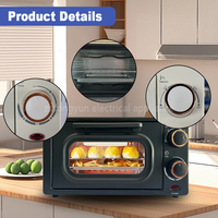 Vente directe du fabricant, four électrique domestique avec porte en verre anti-éclatement et anti-brûlure, 12L, 16L, 18L, avec certification de sécurité 3C
