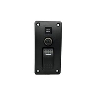 Panneau d'interrupteurs à bascule en aluminium DC12V/24V 1/3/4/6/8 gangs avec disjoncteur intégré et porte-fusible pour bateaux, yachts, camions, motos, VTT