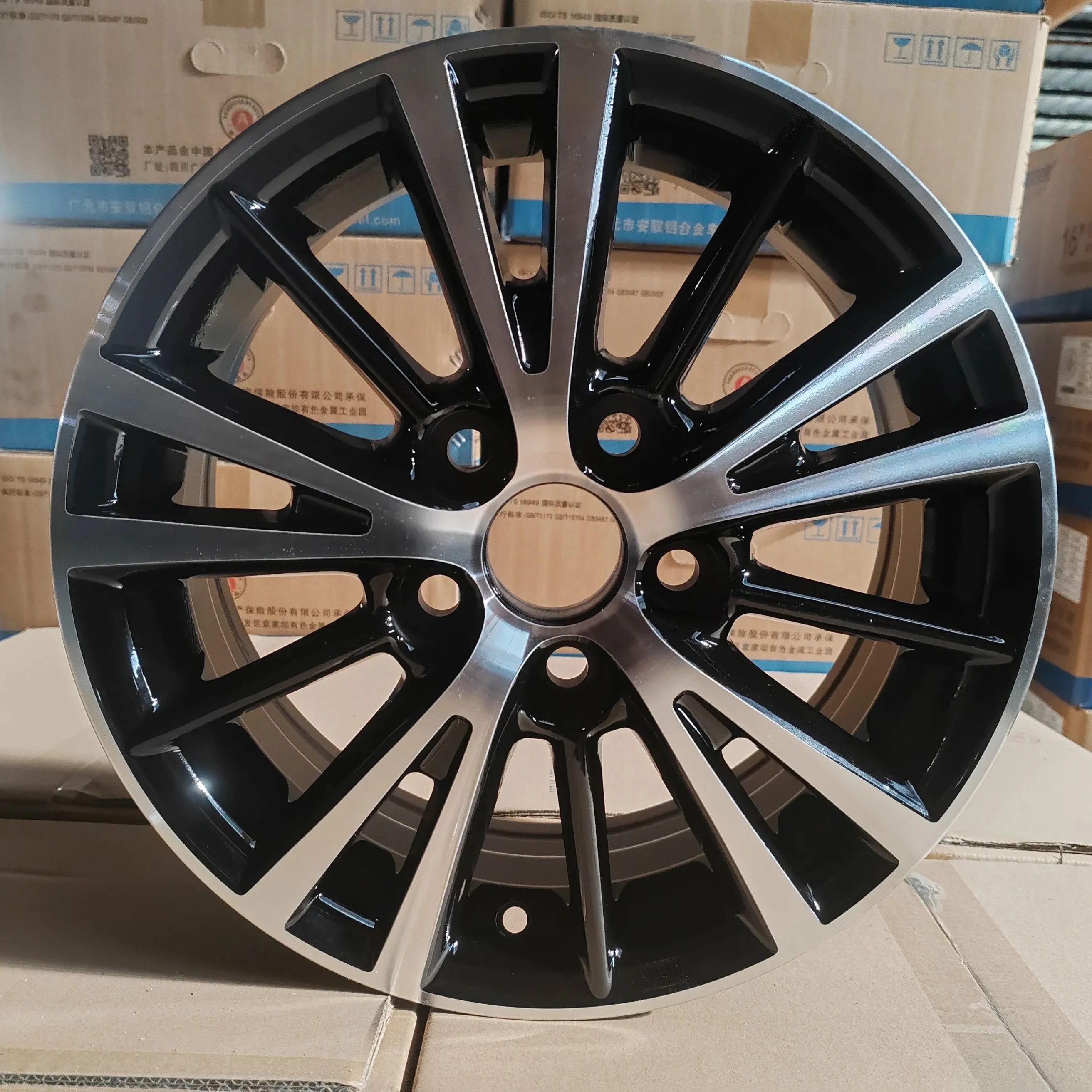 5772 Hot selling 15 * 6.0 inch aluminum alloy cast passenger car wheels with 4 * 100 rims suitable for after-sales wholesale