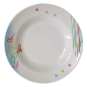 Magenta Rose in 9inch melamine sâu súp tấm cho bữa tiệc tối phục vụ, gia đình-phong cách món khai vị & chia sẻ món ăn phụ - Product Image 5