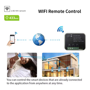 Ouvre-porte électrique de sécurité optimale Télécommande WIFI 4 boutons Transmetteur <span class=keywords><strong>Mobile</strong></span> Rolling <span class=keywords><strong>Code</strong></span> 433.92mhz pour garages - Product Image 4