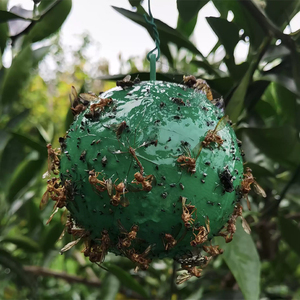 Outdoor Garden Yellow Sticky Ball Trap Fruit Fly Catcher Insect <b>Pest</b> <b>Control</b> Durable Reusable - Product Image 5