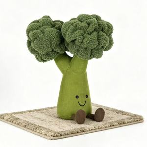 Bouquet de fleurs en peluche tulipes réalistes - Poupées en peluche sur le thème des légumes et des aliments pour la décoration créative de la maison et les cadeaux - Product Image 5