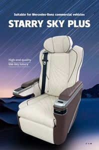 Ajuste de asiento de cuero eléctrico VIP de lujo para limusina MPV Van Minibus Motorhome Camper Van Sprinter Vito V250 Metris - Product Image 2