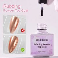 Vernis Gel UV LED Vegan Sans HEMA Effet Miroir Chromé Brillant Intense Facile à Appliquer Sans Essuyage