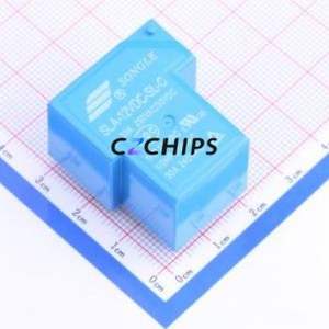 SLA-12VDC-SL-C Power Relay Through hole Component (THT),27.6x32mm Relay 12V 1 Changeover: 1C (SPDT-Changeover)::: 6 250V-AC - Product Image 1