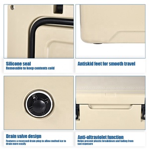 Máy Làm Mát Vỏ Cứng 25QT 45QT, Hộp Làm Mát Ngực Đá Rotomolded, Hộp Làm Mát Cứng Cách Nhiệt Cho Cắm Trại Ngoài Trời - Product Image 5