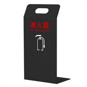 Support de protection pour <span class=keywords><strong>extincteur</strong></span> Gs-pl-hi560-tetsu-bk, noir et blanc, pour bureau, maison, usage commercial, présentoir - Product Image 1