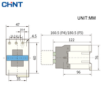 Vente en gros 100% NEUF Contacteur AC Chint DC24V NC1 12V 220V380V 9A12A 3 phases 690V Isolation BON PRIX
