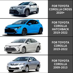 แผ่นบังแดดสำหรับ TOYOTA COROLLA CROSS/ Frontlander 2020+  แผ่นกันลมแบบฉีดขึ้นรูป PC+ สแตนเลส สำหรับกระจกรถยนต์ - Product Image 2