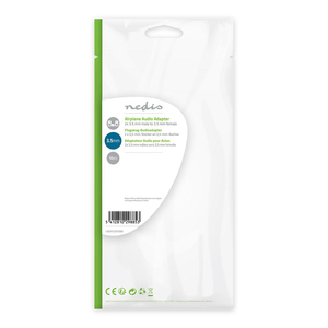 Adaptador de audio de 2x 3.5mm macho a 3.5mm hembra, divisor de audio para uso en avión - Product Image 4