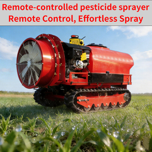 Crawler <b>Walking</b> Sprayer Remote Control Self-Propelled Air Assisted <b>Machine</b> 400L Pesticide Tank for Rubber Tree Agricultural Use - Product Image 3