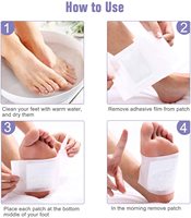 HODAF 2 en 1, patchs détoxifiants pour les pieds, bio, Japon, éliminateur de toxines
