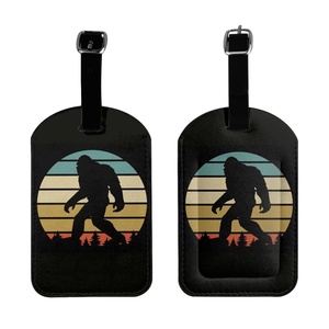 Nhà Máy thay đổi màu la bàn Logo PU lên máy bay vượt qua check-in máy bay Du Lịch Túi Da Hành Lý tag thư tại chỗ - Product Image 3