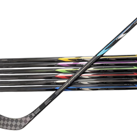 Nouvelle Crosse de Hockey sur Glace en Fibre de Carbone à 5 Axes Haute Résistance, Technologie Antidérapante, Fabricant Professionnel OEM ODM OBM, Meilleure Vente