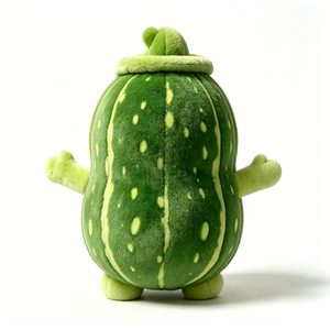 Peluche de guisante verde personalizado, peluche de verdura, peluche de personaje con forma de vaina de guisante, peluche con temática de comida, linda verdura verde de peluche - Product Image 4