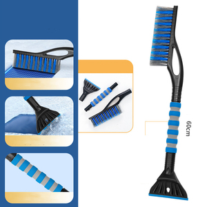 À la mode détachable pare-brise fenêtre neige brosse Portable ergonomique mousse poignée glace grattoir pour voitures - Product Image 3
