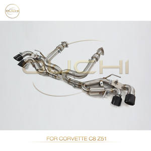 Échappement Catback pour <span class=keywords><strong>Corvette</strong></span> C8 Z51 avec soupape d'échappement, tuyaux d'échappement en acier inoxydable, pièces de performance automobile de haute qualité - Product Image 2