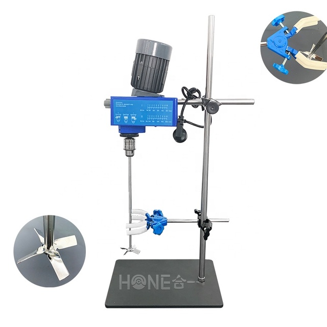 Hone Lab Two Layer High Shear Mixing Mixer Machine Laboratory Overhead Stirrer