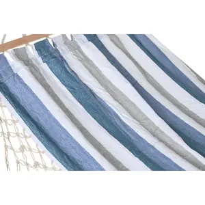 Cotton Polyester <b>Hammock</b> 200x100x5 100kg Stripes - Product Image 3