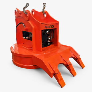 Aimant de levage pour excavatrice avec moteur intégré : levage efficace de ferraille, accessoire pour engins de construction - Product Image 3