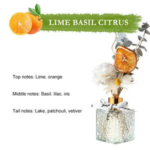 Difusor de aromaterapia con flores secas para decoración del hogar, ambientador de interiores con aceite esencial de larga duración. - Product Image 6