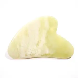 2023 meilleur prix jade naturel guasha beauté massage du visage blanchissant en forme de coeur jade naturel gua sha