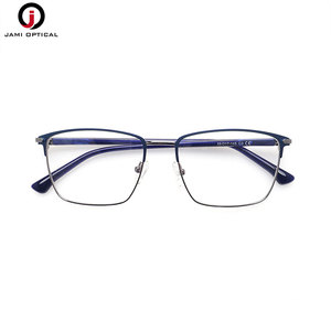 Người đàn ông thiết kế mới Kính Mắt vuông kính quang học chất lượng cao khung kim loại - Product Image 2