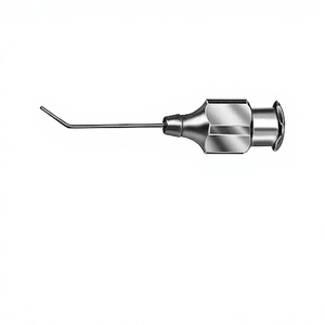 Cánula de Acceso Quirúrgico Gills Welsh de Acero Inoxidable Premium, 7mm, Eje Liso, para Procedimientos Microquirúrgicos Oftálmicos - Product Image 1