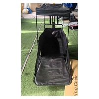 Chariot de courses pliable pour animaux de compagnie, quatre roues, tube en acier thermolaqué, 2 couches, polyester 600D, capacité 240 kg, personnalisable OEM