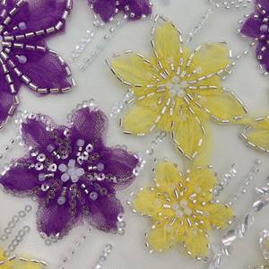 <span class=keywords><strong>ผ้า</strong></span>ริบบิ้นปัก<span class=keywords><strong>ล</strong></span>ายดอกไม้ผ้าโพลีเอสเตอร์สำหรับงานแต่งงานลายดอกไม้สไตล์เรียบง่ายสำหรับเด็กผู้ชายจากโรงงานโดยตรง - Product Image 2