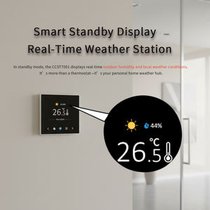 एसी ऊर्जा की बचत के लिए स्मार्ट वाइफी थर्मोस्टैट, अस्पताल के ठंडे कमरे के लिए अस्पताल के ठंडे कमरे के लिए लचीला वर्ग आकार - Product Image 5