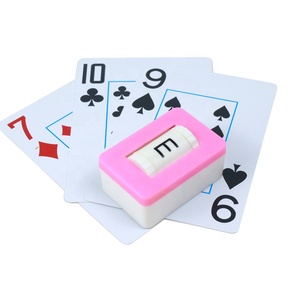 Le parieur de mahjong rose personnalisé de 43mm pour les accessoires de mahjong américains peut personnaliser la couleur et le logo - Product Image 6
