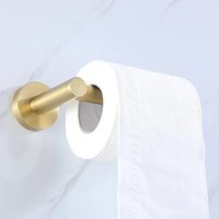Accessoires de salle de bain porte-papier hygiénique doré mural porte-rouleau de papier de soie en acier inoxydable 304