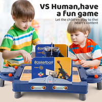 Zhorya Mini Jeu de Basket de Bureau Interactif avec Compteur de Points, Double Jeu de Doigts en Plastique