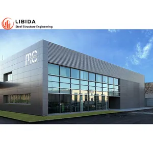 Prefabricated Light Steel Structure Building Design Warehouse Low Cost Industrial Metal Frame Workshop