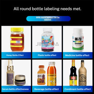 Machine de codage et d'étiquetage semi-automatique pour bouteilles rondes MT50, étiqueteuse autocollante pour petites bouteilles en verre, machine d'étiquetage manuelle - Product Image 5