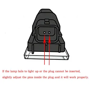 2 Luces LED para Matrícula <span class=keywords><strong>de</strong></span> Renault Clio, Laguna 2, Megane 3, Twingo, Master, Vel Satis, Wind, Trafic, Twizy - Product Image 3