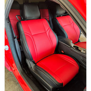 สำหรับปี 2011-2015 2016 2017 2018 2019 2020 2021 2022 Dodge Charger อุปกรณ์ตกแต่งรถยนต์แบบสั่งทำพิเศษ ปลอกหุ้มเบาะรถยนต์ 5 ที่นั่ง หนังเทียมสำหรับรถบรรทุก - Product Image 1
